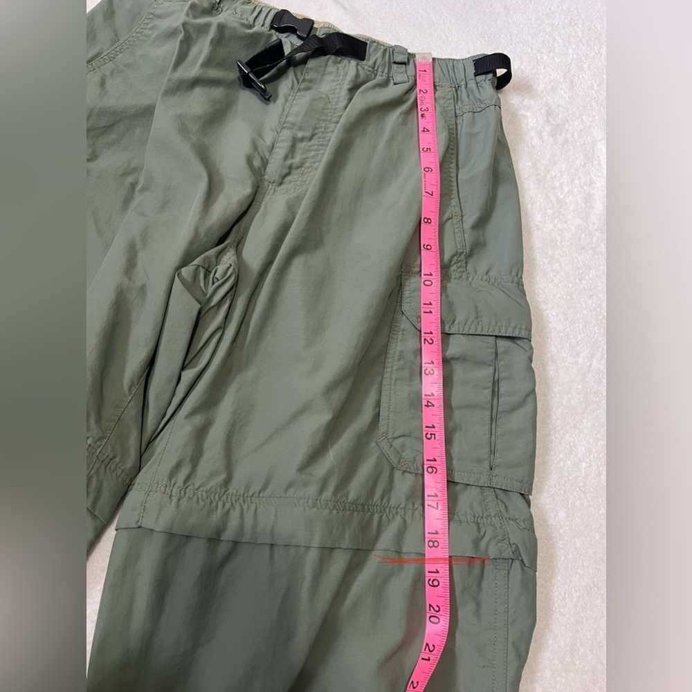 REI Men's Olive Cargo Zip-Off Short/Pants - Size Small (27"x30L) - Picture 13 of 15